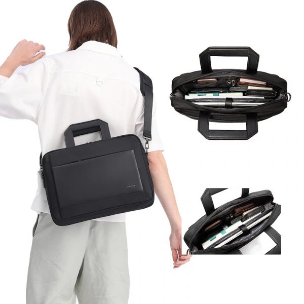 VOYARO Slim 15.6" Water-Resistant Laptop Bag - Blue