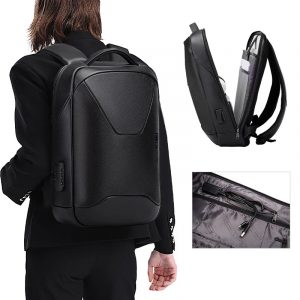 VOYARO Genuine Leather Business Laptop Backpack