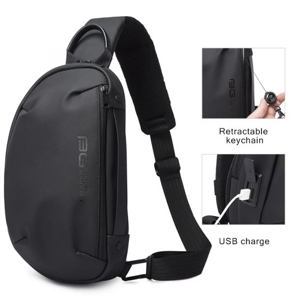 VOYARO Slim Anti-Theft Chest Sling Bag